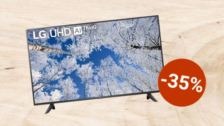 Der stark reduzierte Fernseher des Marktführers LG punktet mit 4K-Auflösung und 43 Zoll Bildschirmdiagonale.