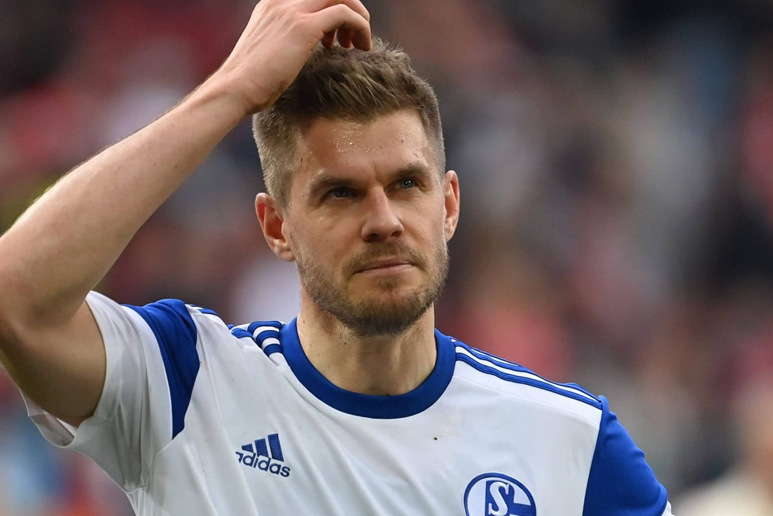 Simon Terodde: Die Zukunft des Schalke-Stürmers ist geklärt.
