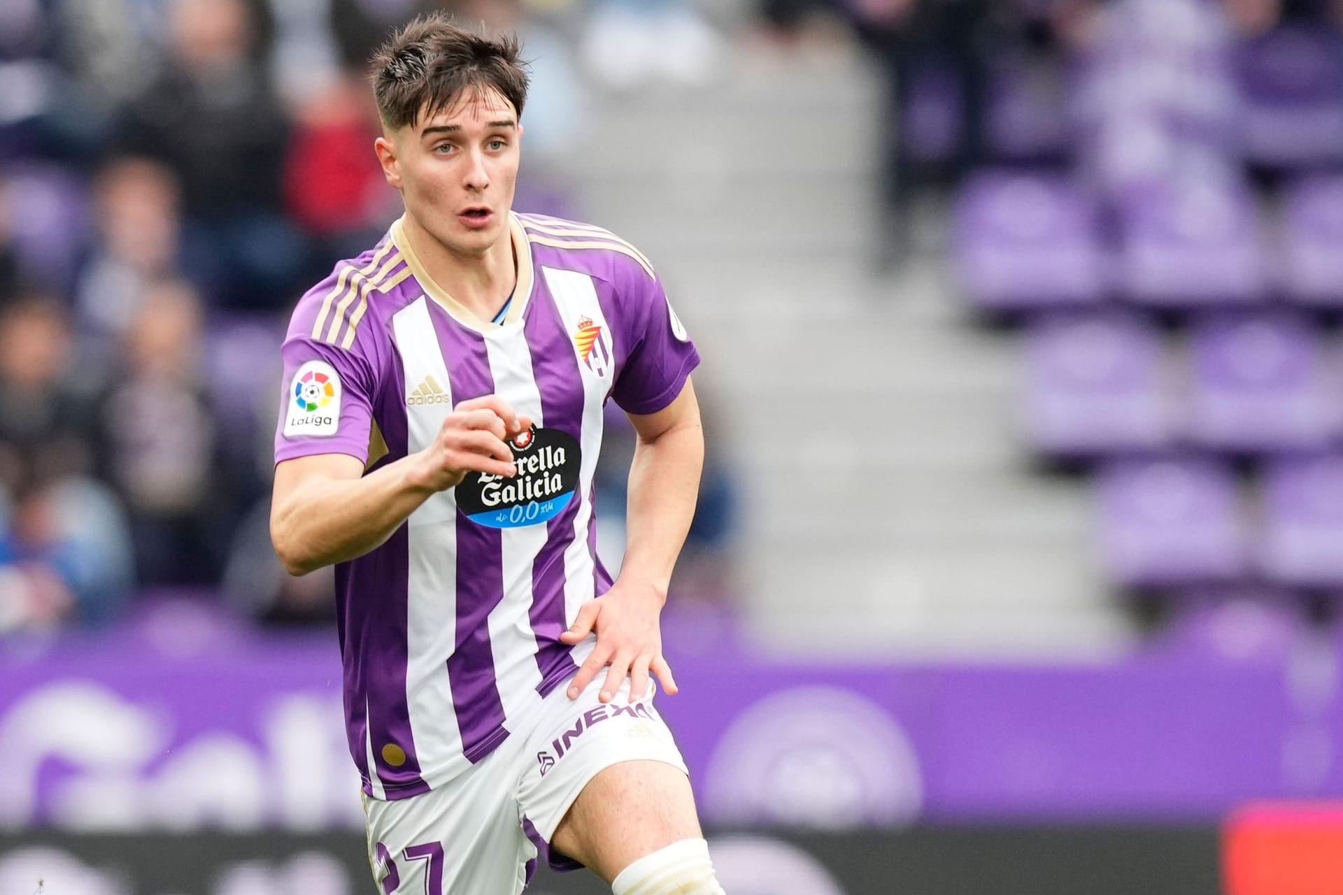 Ivan Fresneda: Der Rechtsverteidiger von Real Valladolid weckt das Interesse mehrerer Klubs.