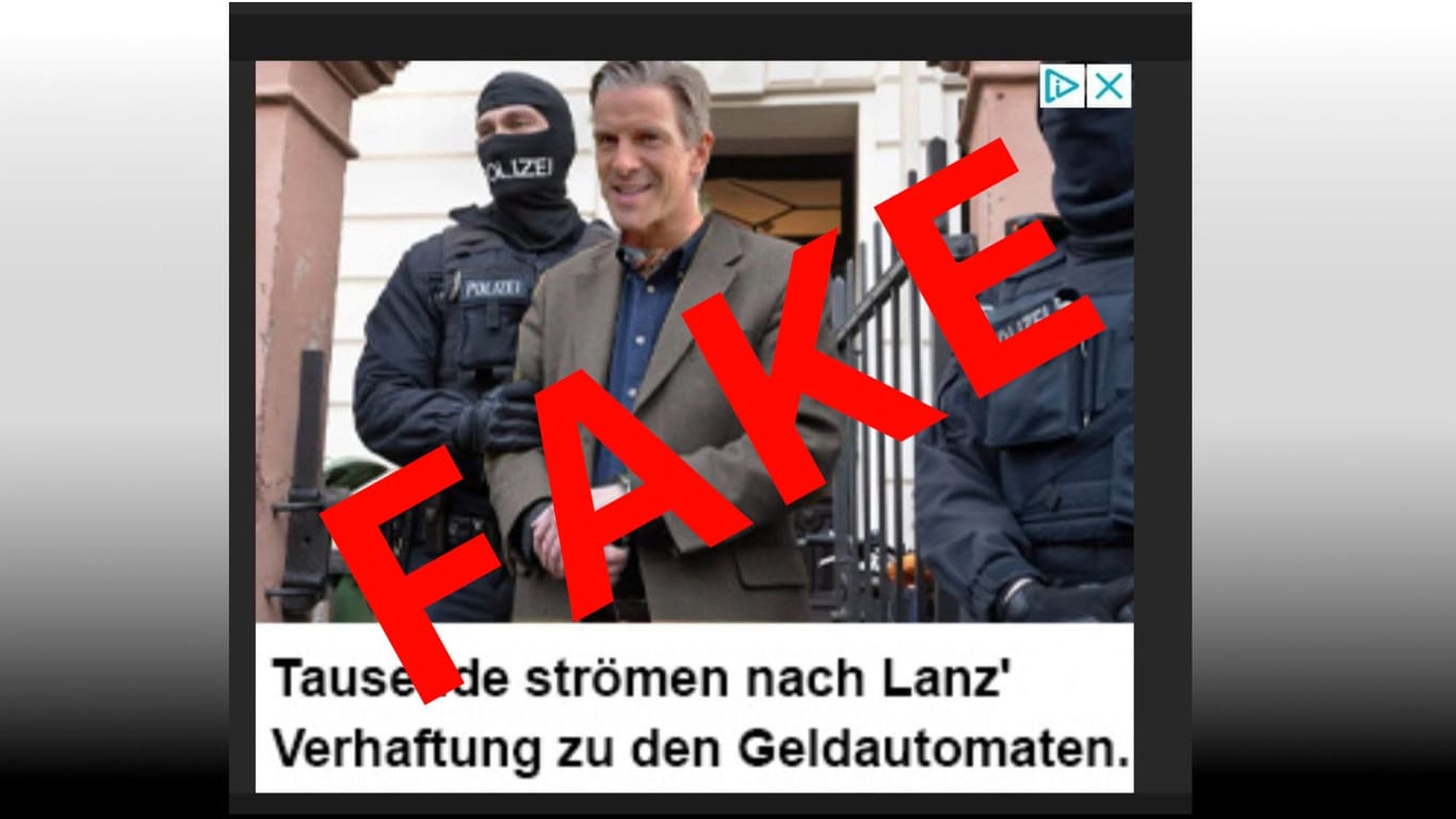 Gefälschte Nachricht mit einem angeblich verhafteten Markus Lanz: Der Moderator wird derzeit häufig für Online-Betrug missbraucht.