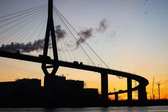 Köhlbrandbrücke in Hamburg