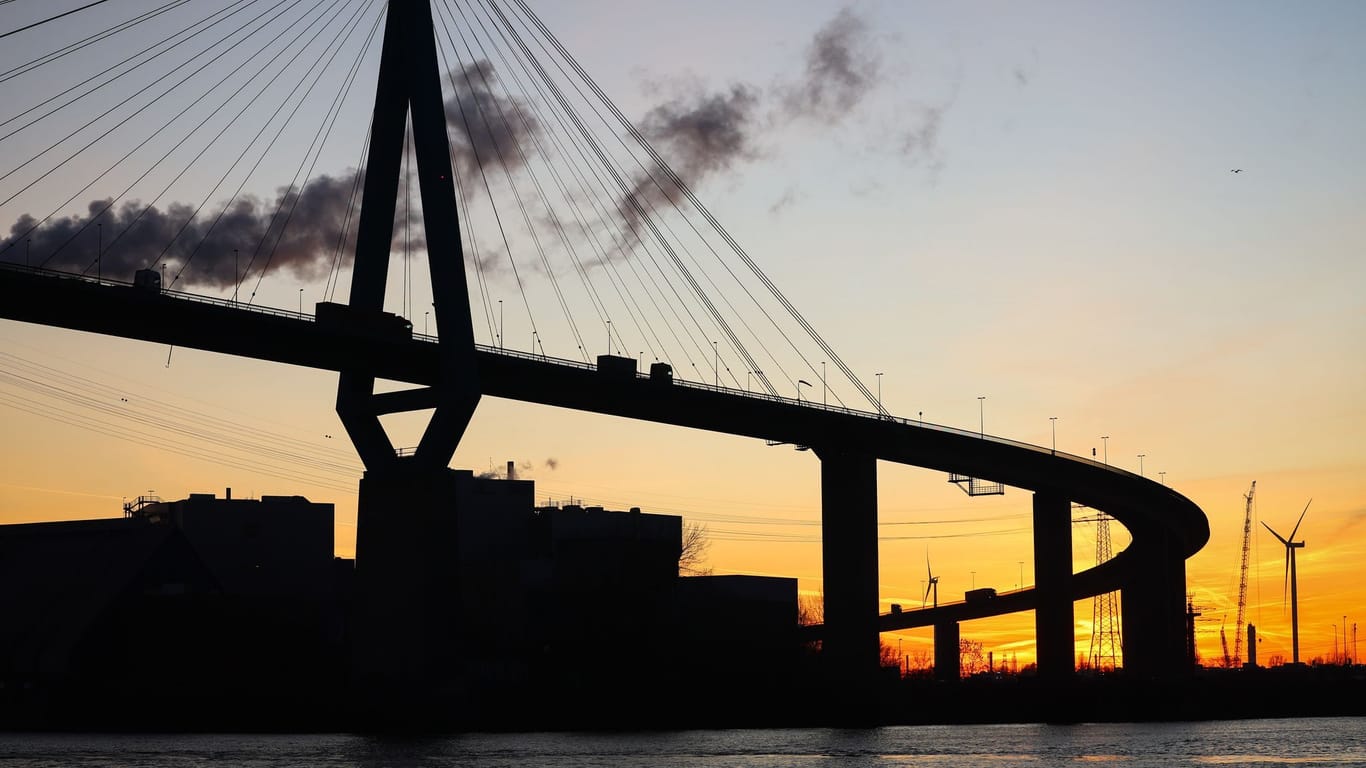 Köhlbrandbrücke in Hamburg