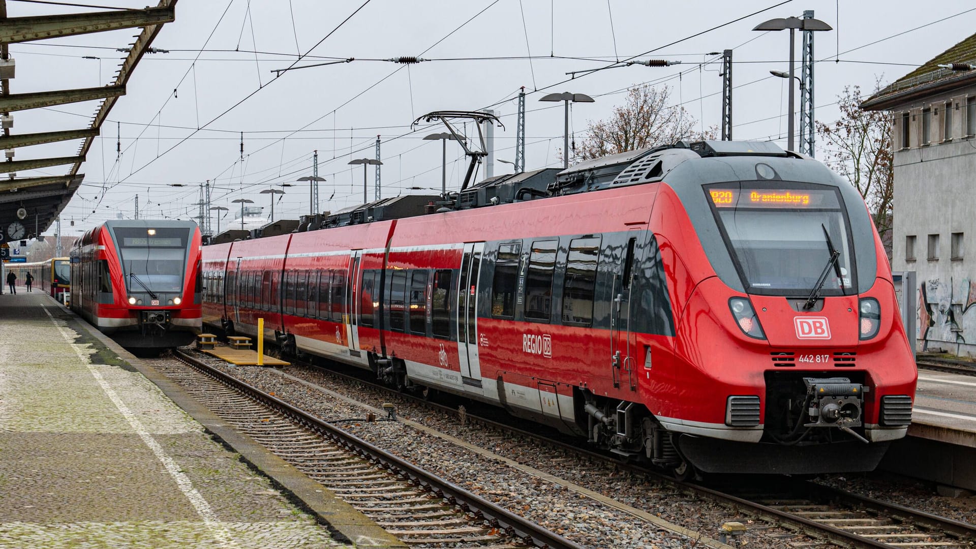 Der Kahnhof Hennigsdorf: Westlich von Berlin kommt es zu Ausfällen.