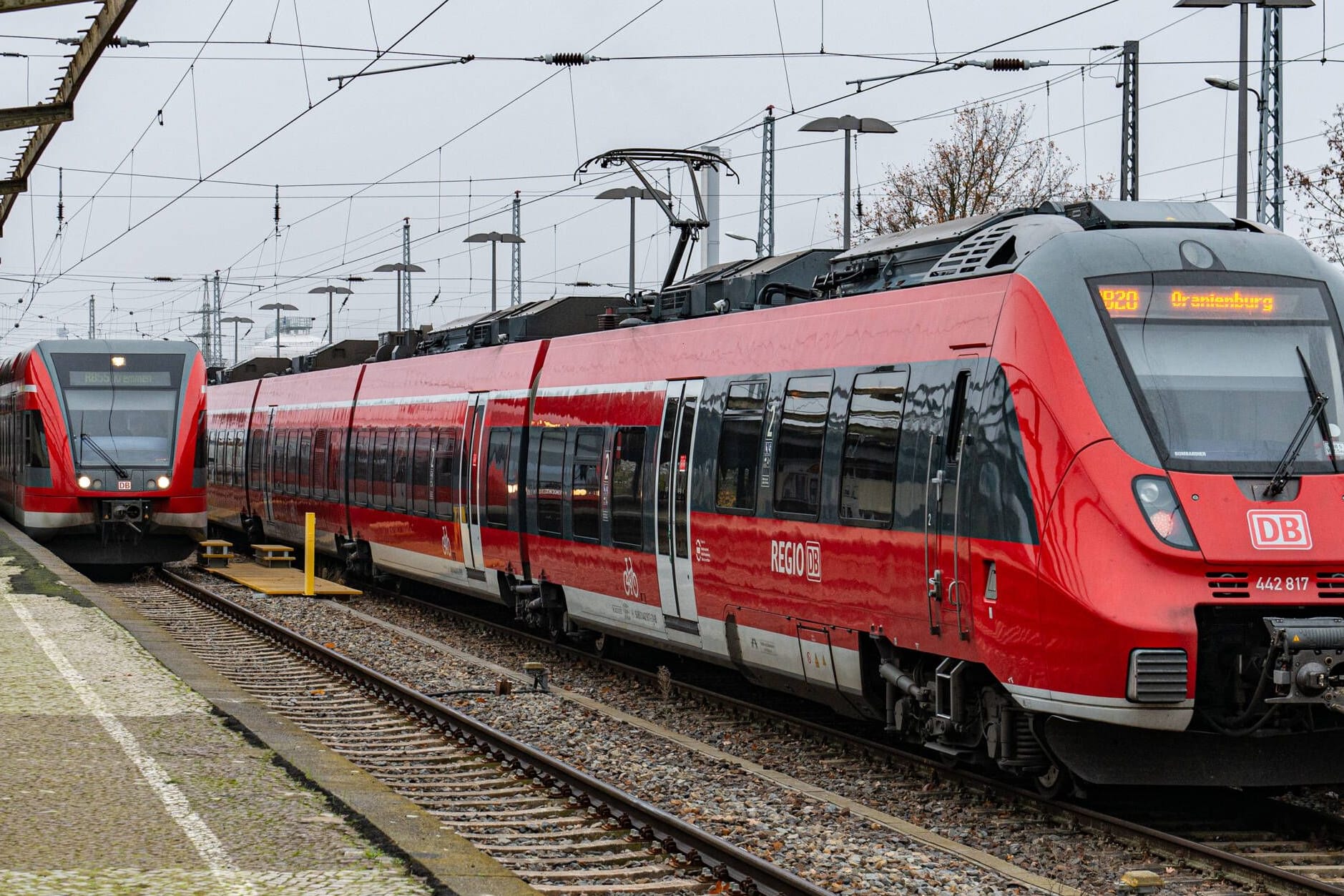 Der Kahnhof Hennigsdorf: Westlich von Berlin kommt es zu Ausfällen.