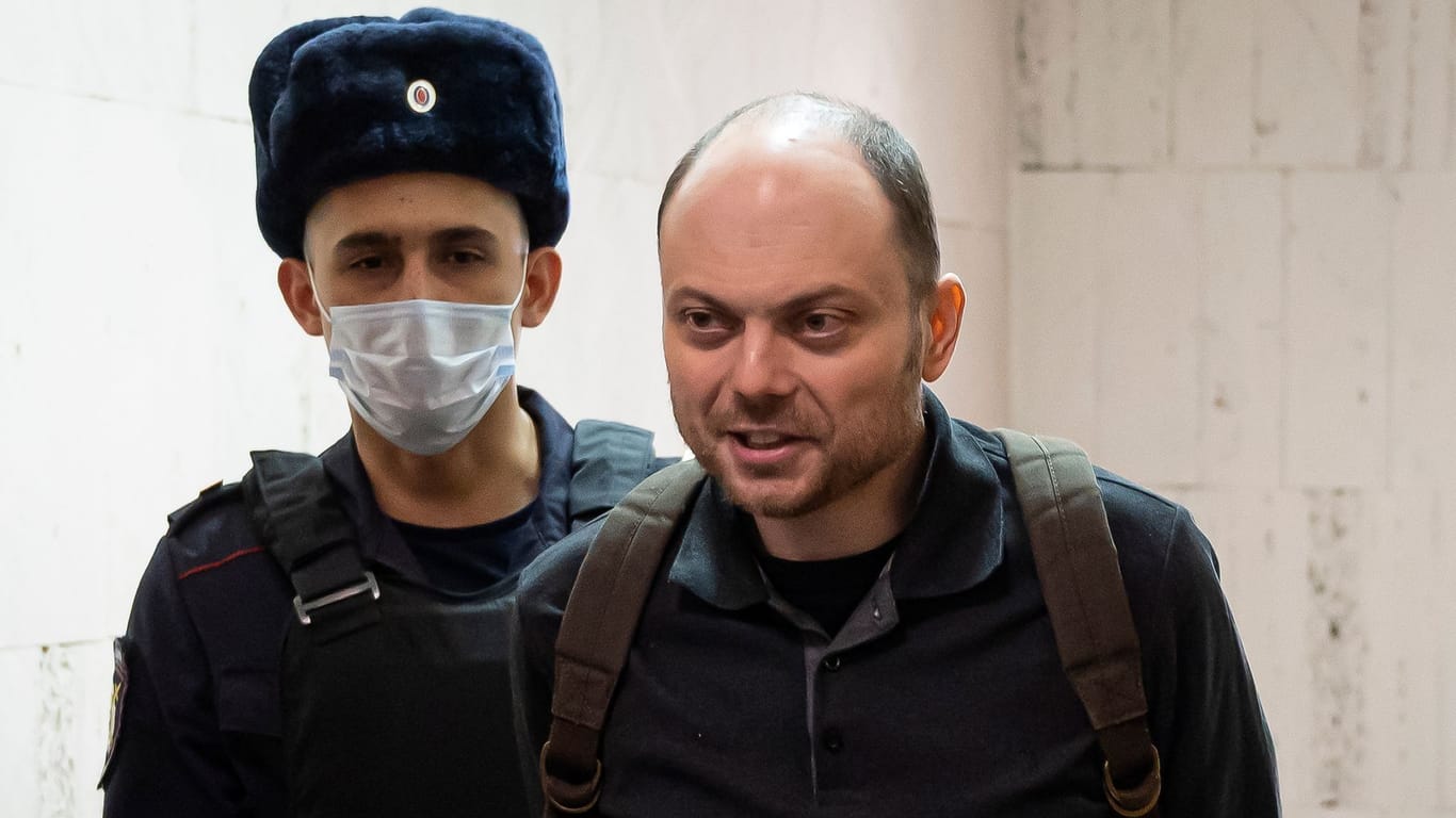 Wladimir Kara-Mursa: Der russische Oppositionelle wurde zu einer Haftstrafe von 25 Jahren verurteilt.