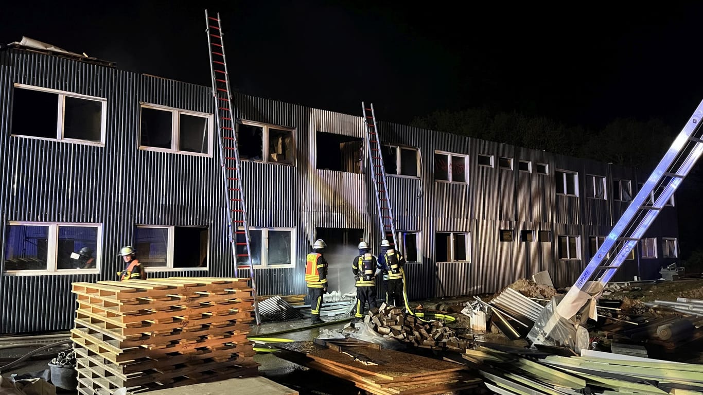 Die Flüchtlingsunterkunft in Roßdorf: War es Brandstiftung?