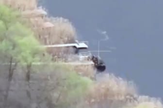 Drohne soll Landungsoperation am Dnipro-Ufer zeigen