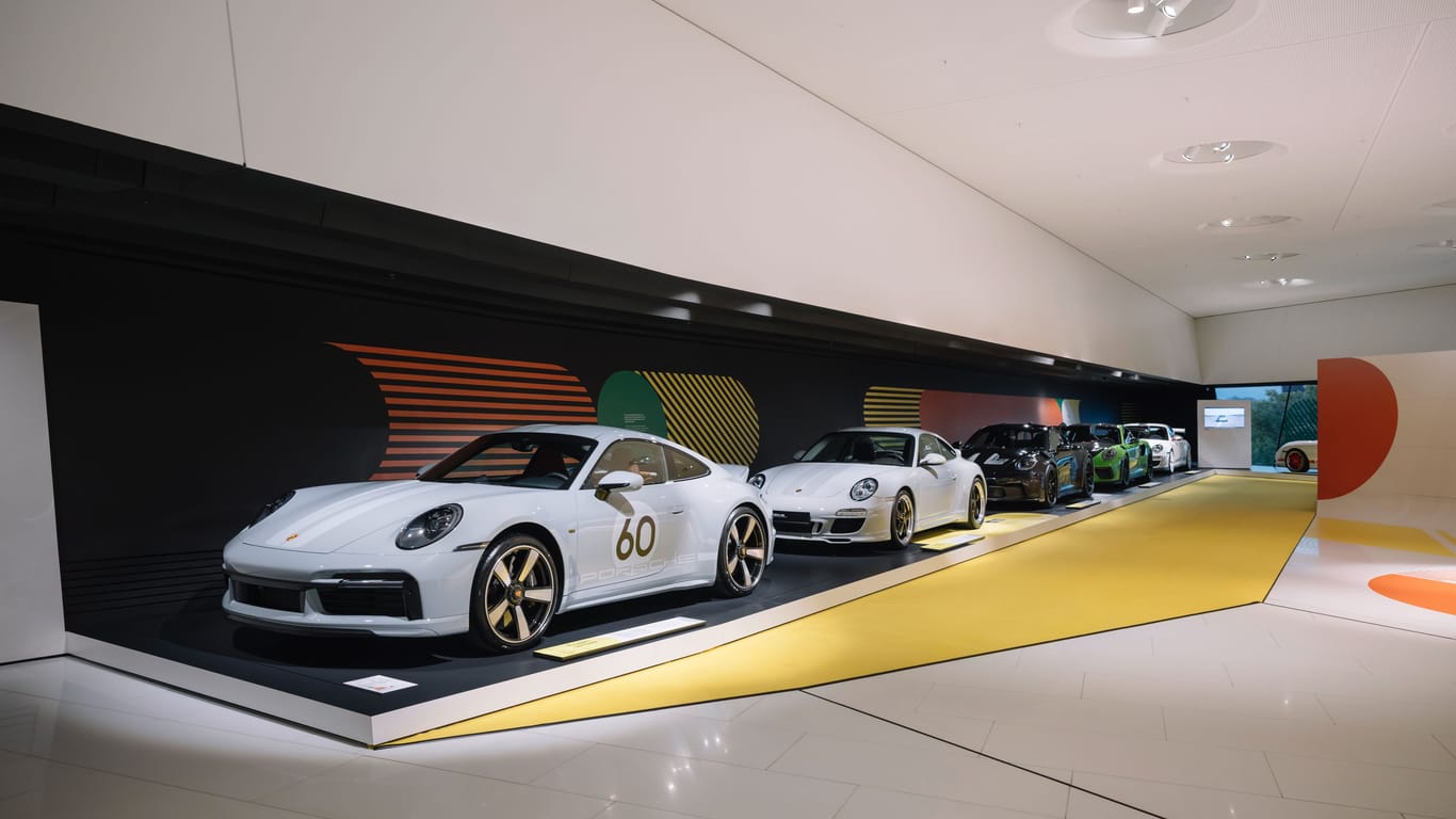 Der 911 Sport Classic: Porsche zeigt im Museum unter anderem die auf 1.250 Exemplare limitierte Kleinserie der Porsche Exclusive Manufaktur.