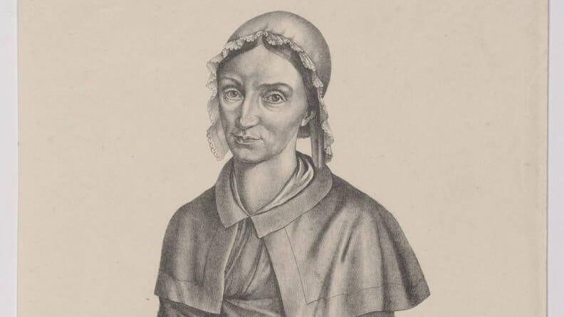 Porträt von Gesche Margarete Gottfried, geborene Timm.