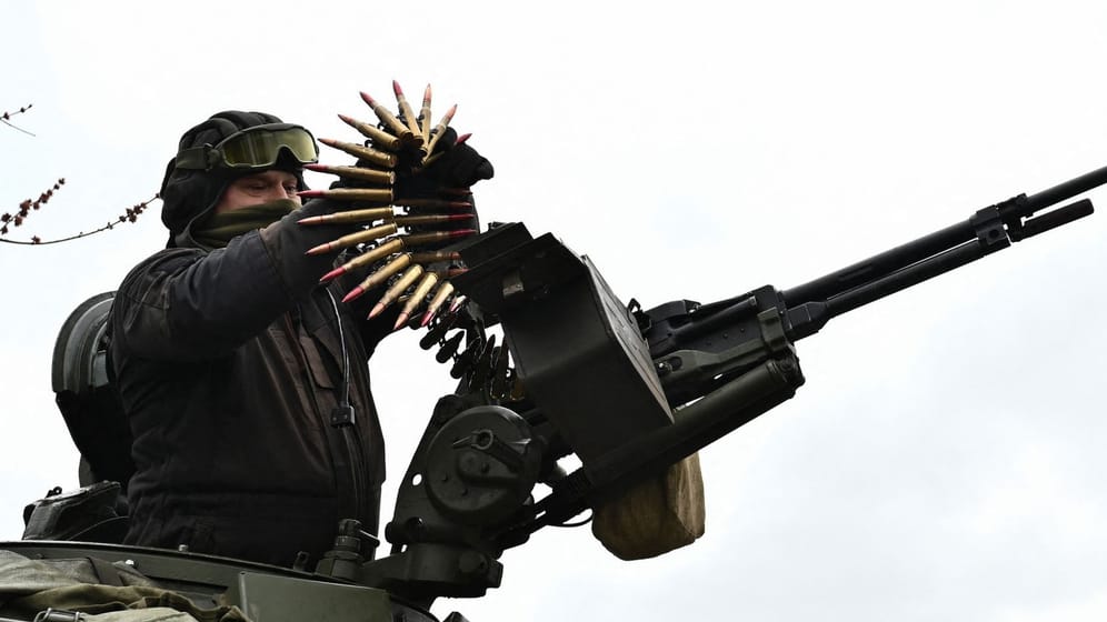 Ukrainischer Soldat nahe Saporischschja: Der Krieg sei erst beendet, wenn alle ukrainischen Gebiete befreit seien, so die Linie Selenskyjs.