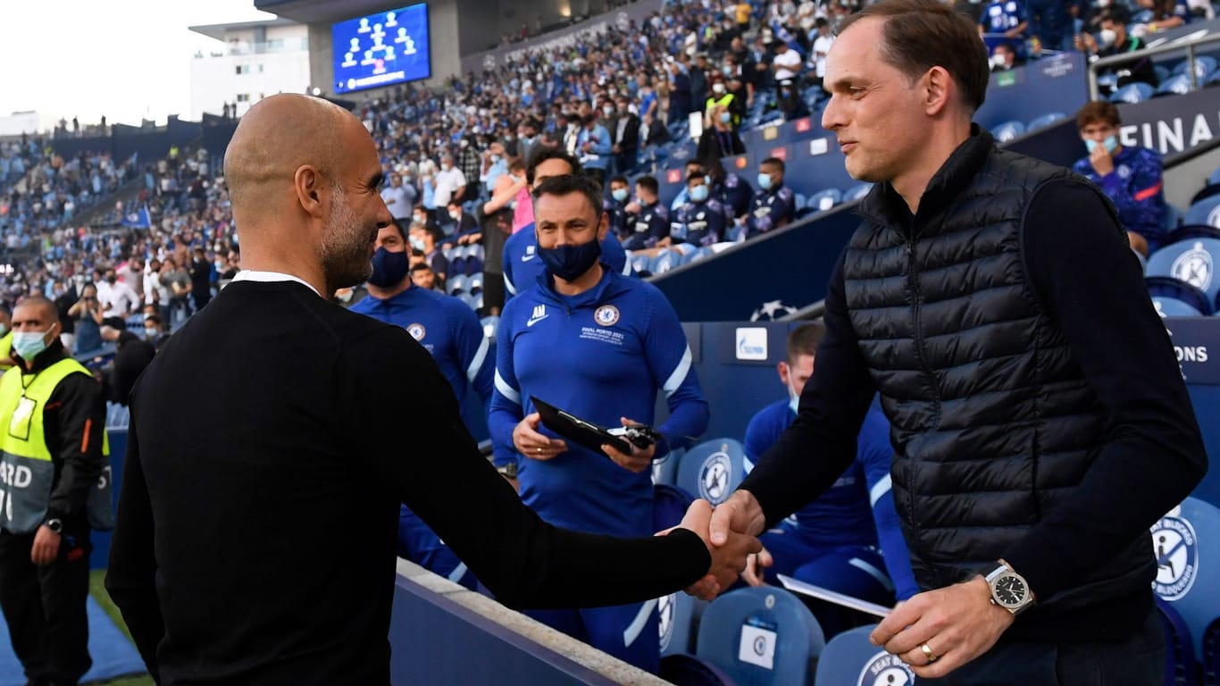 Pep Guardiola und Thomas Tuchel (r.): Die beiden Trainer verbindet eine ganz besondere Historie und Rivalität.