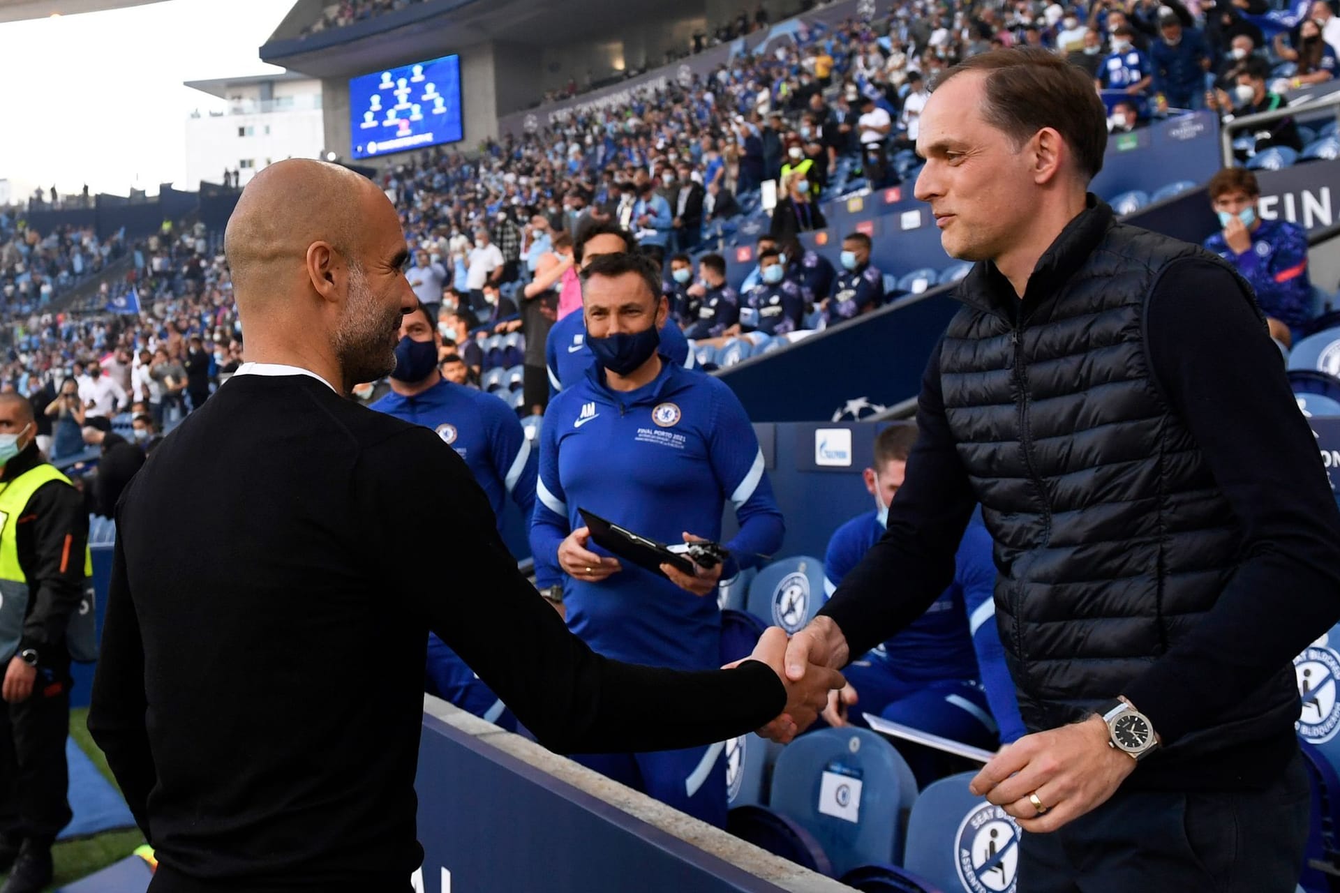 Pep Guardiola und Thomas Tuchel (r.): Die beiden Trainer verbindet eine ganz besondere Historie und Rivalität.