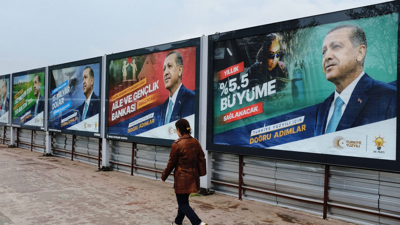 Wahlkampf in der Türkei: Am 14. Mai wählt das Volk einen neuen Präsidenten.