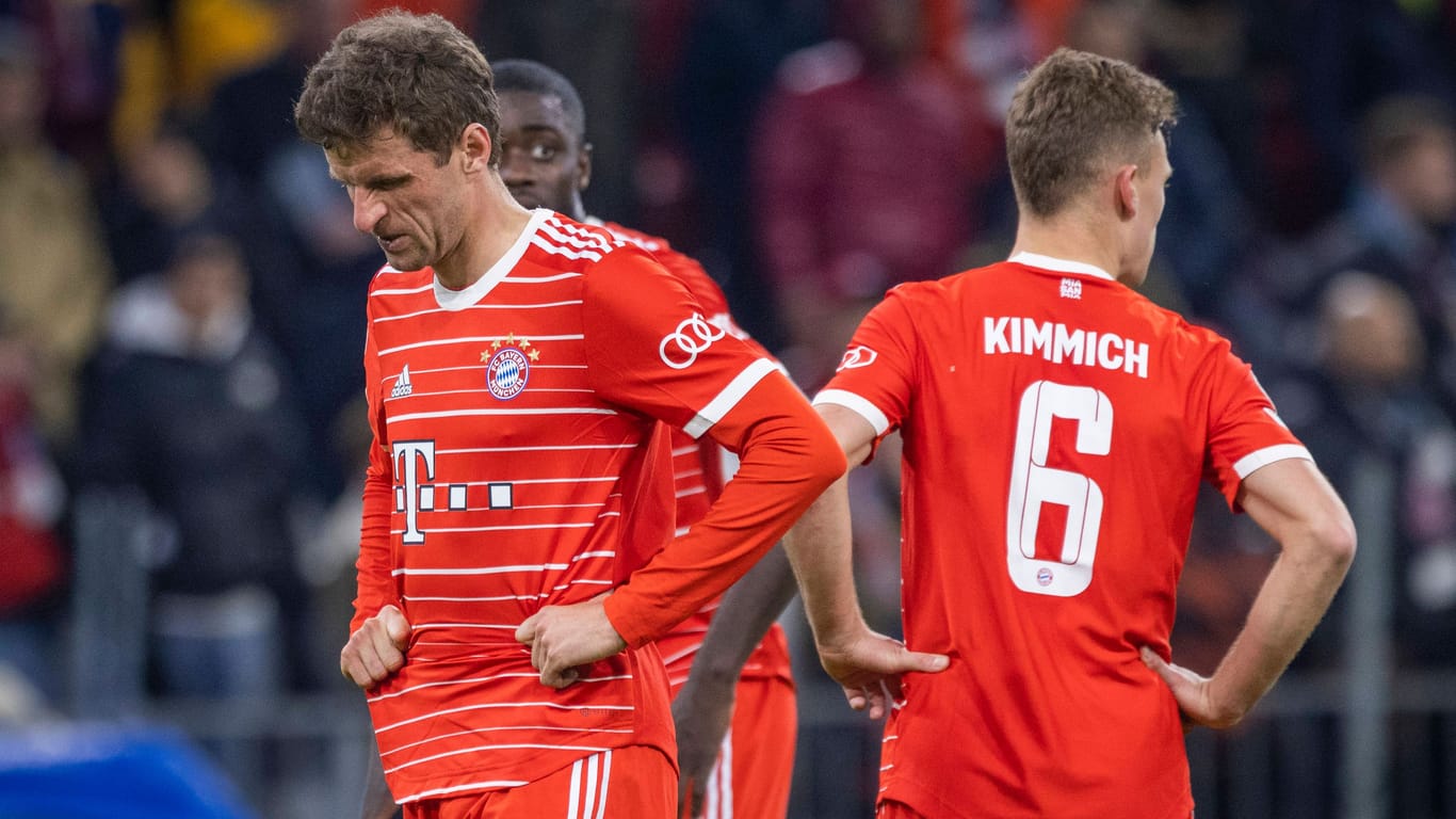 Thomas Müller (l.) und Joshua Kimmich stehen unter Druck.