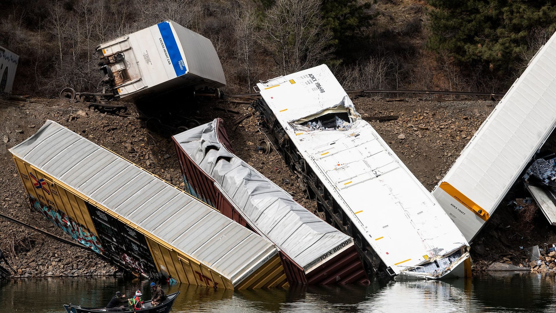 Train Derailment Montana