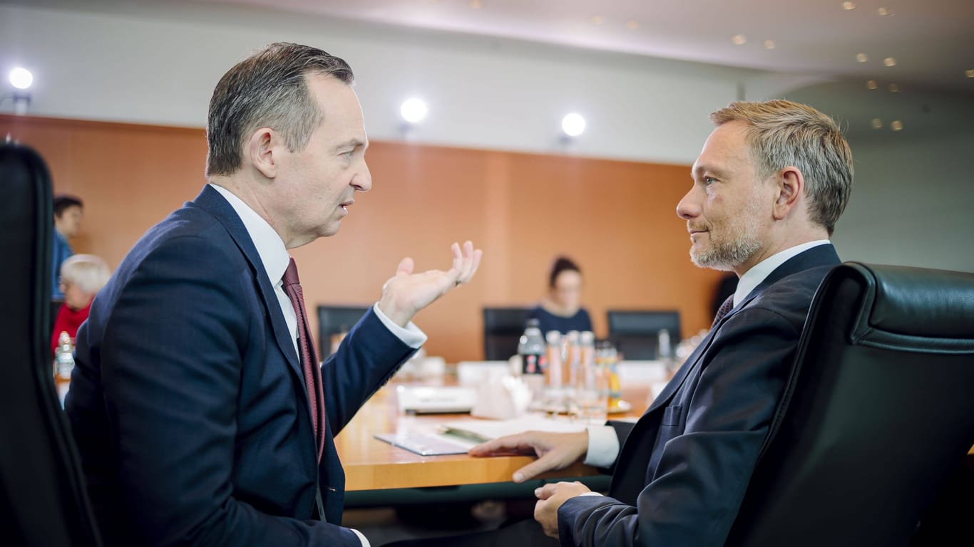 Volker Wissing und Christian Lindner: Die beiden FDP-Minister stehen wegen ihrer Haltung zum Klimaschutz in der Kritik.