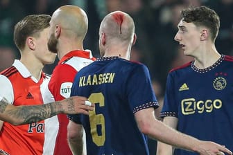 Davy Klaassen: Der Ajax-Spieler wurde im Spiel gegen Feyenoord verletzt.
