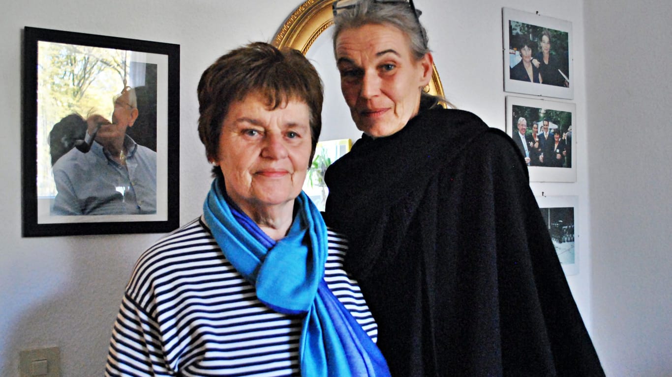 Lidia Gräning und Tochter Stefanie: Die 80-Jährige lebt seit 55 Jahren in ihrer Wohnung in Bocklemünd.