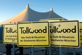 Winter-Tollwood, München, Energie, Strom