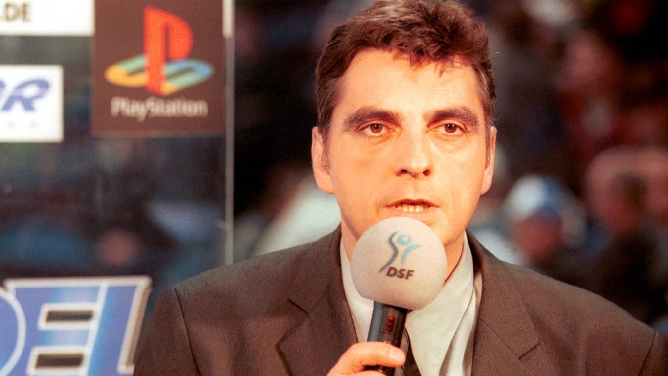 Claus Müller: Der Moderator im Jahr 2000 für den DSF im Einsatz.