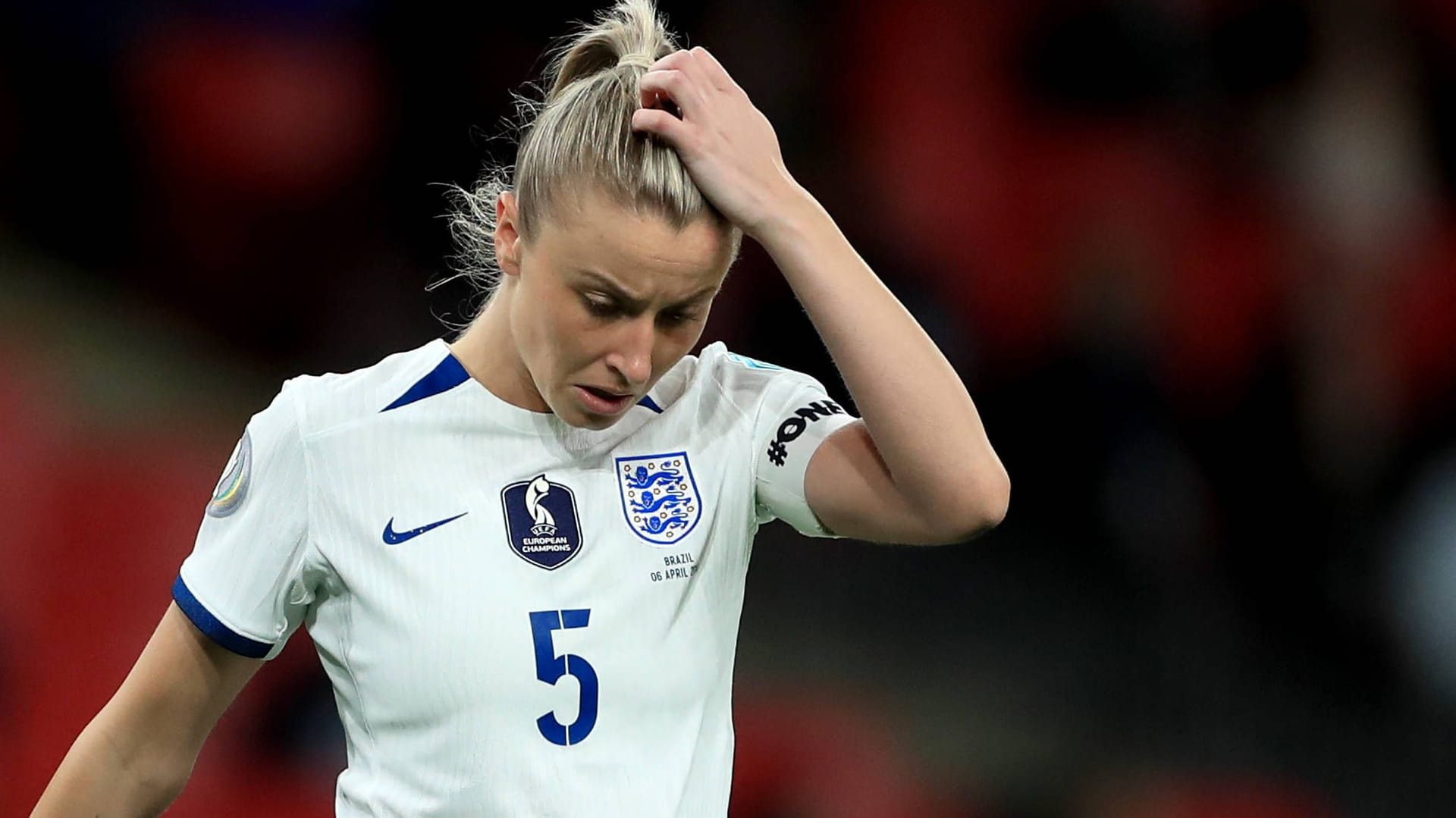 Leah Williamson: Sie wird die englische Nationalmannschaft bei der WM nicht anführen können.