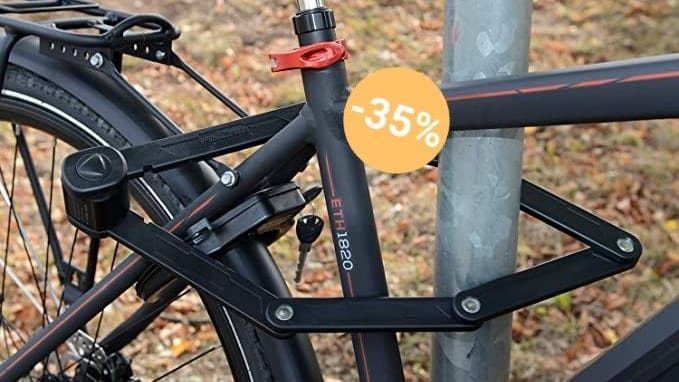 Aktuell beim Discounter Aldi im Angebot: Robuste Fahrradschlösser der Marke Fischer.