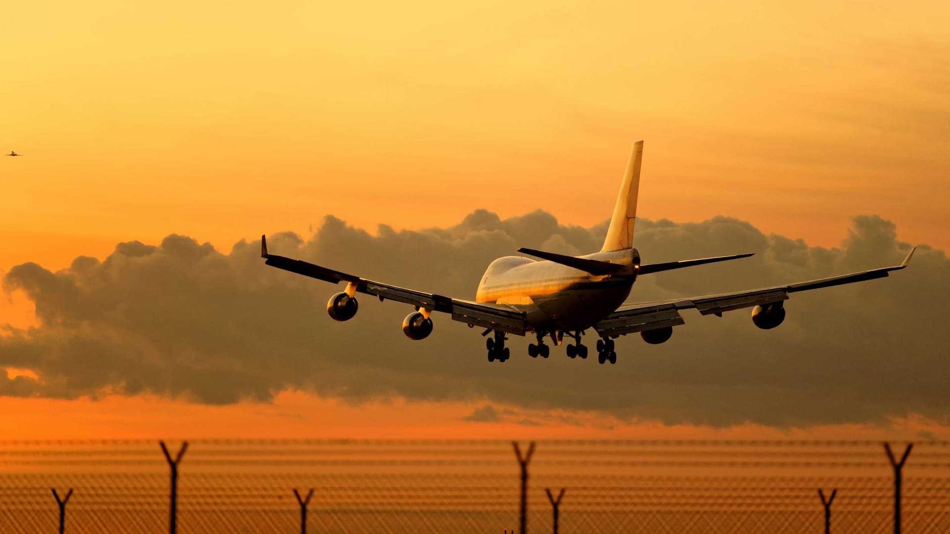 Flugzeug bei der Landung in Frankfurt (Archivbild): Fast die Hälfte der Deutschen würde Flugreisen laut einer Umfrage reduzieren.