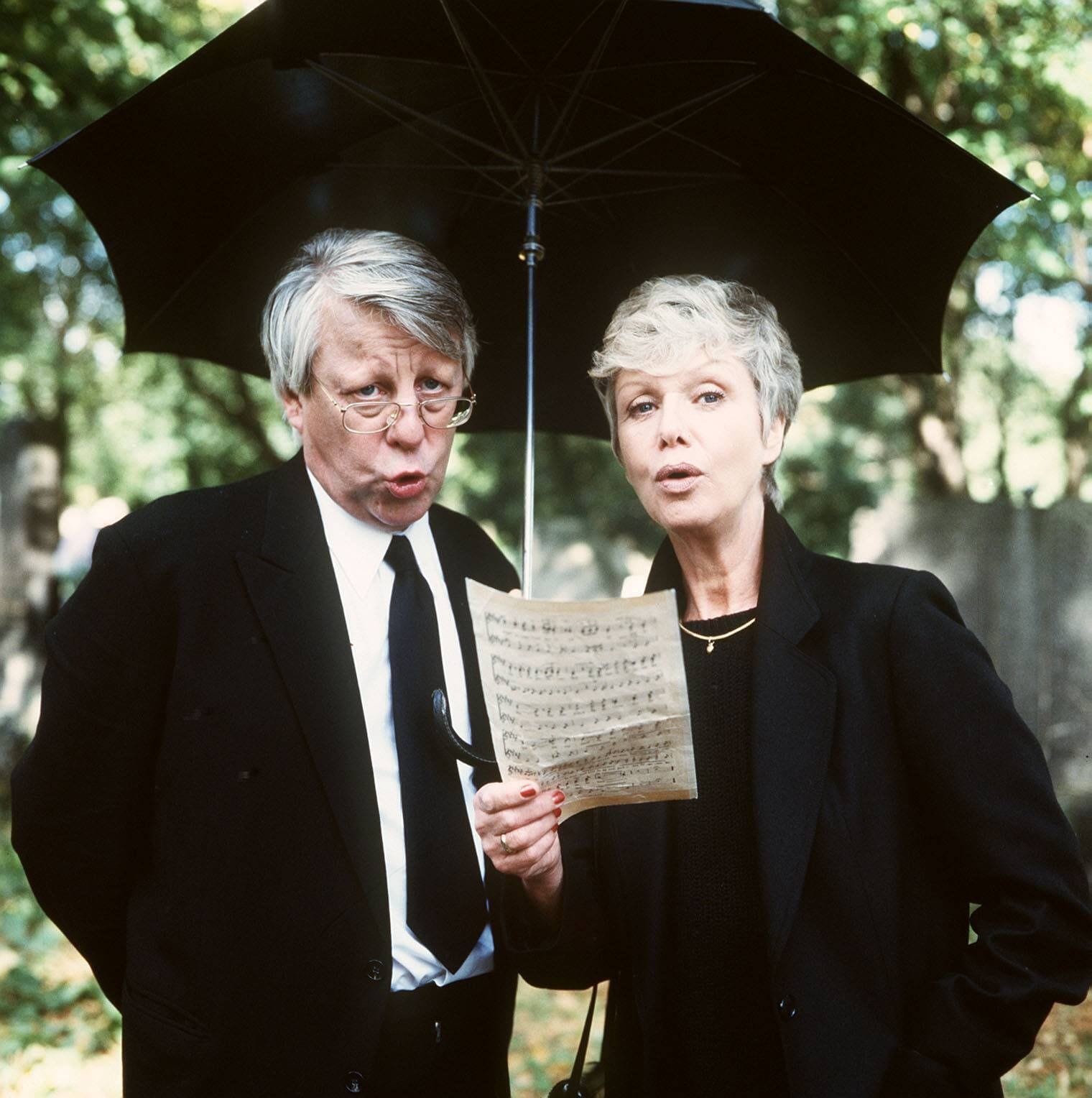 Stephan Orlac und Maria Sebaldt in "Die Wicherts von nebenan", 1988