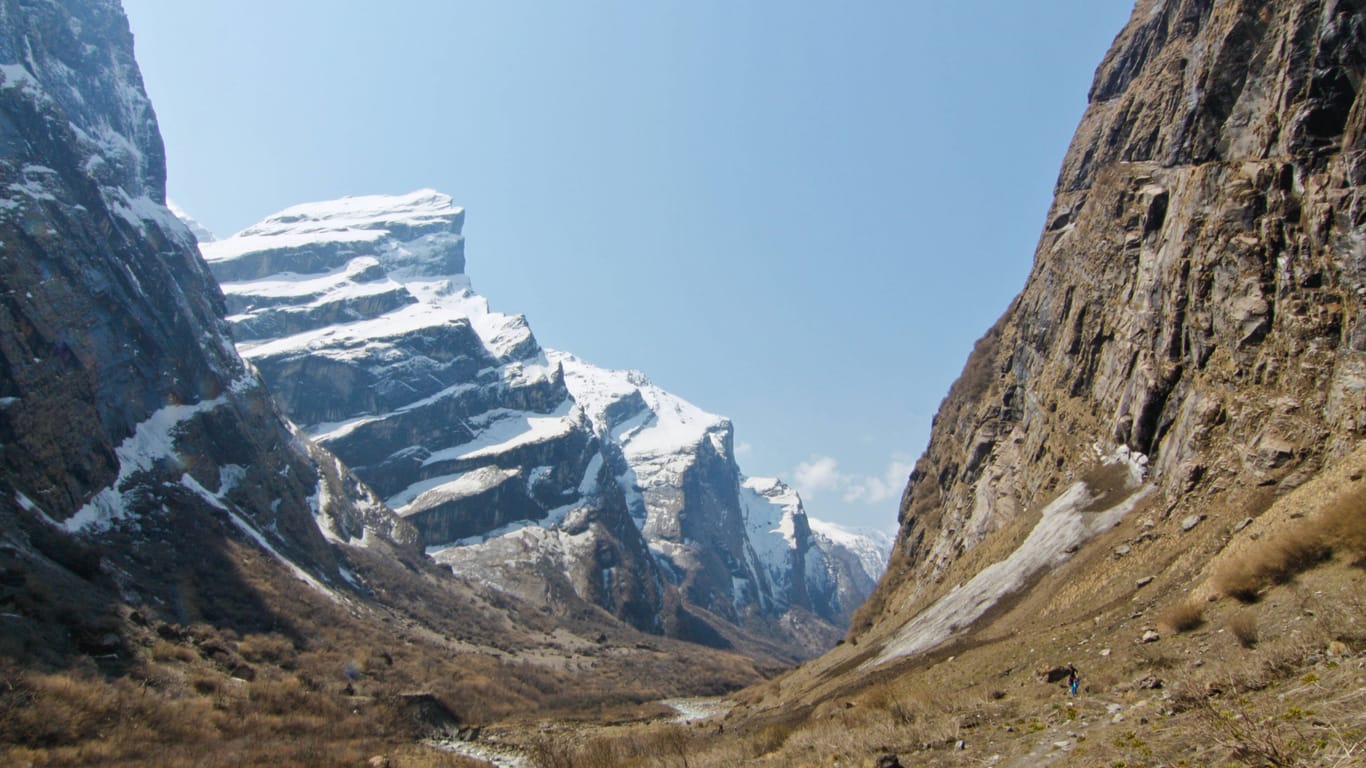 Annapurna im Himalaya-Gebirge: Ein Mann starb in seinem Zelt.