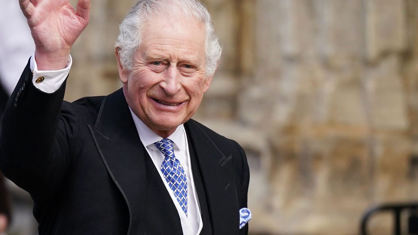 König Charles III.: Er wird am 6. Mai in der Westminster Abbey gekrönt.