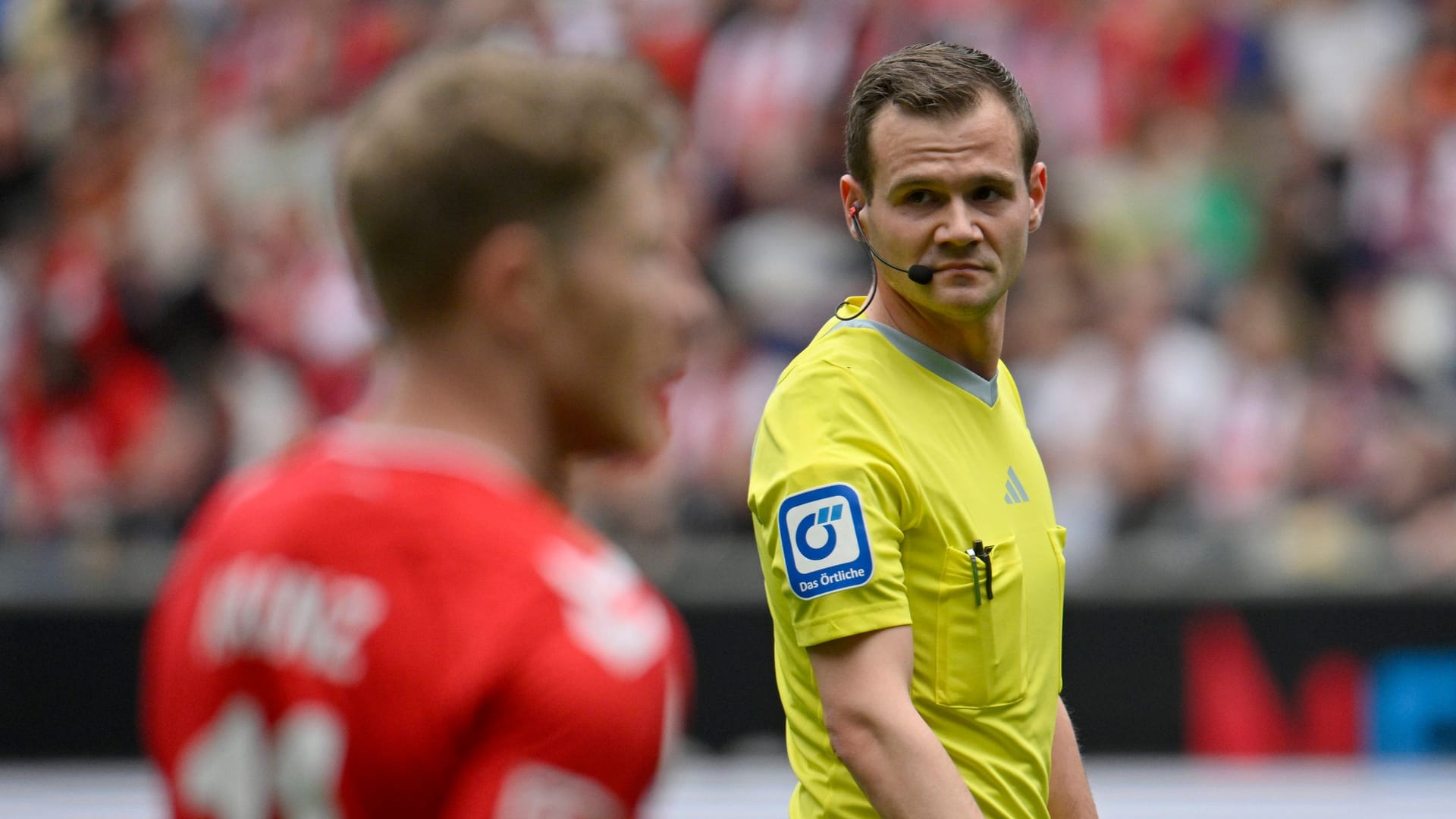 Schiedsrichter Dr. Robin Braun: Er kam kurzfristig zum Einsatz.