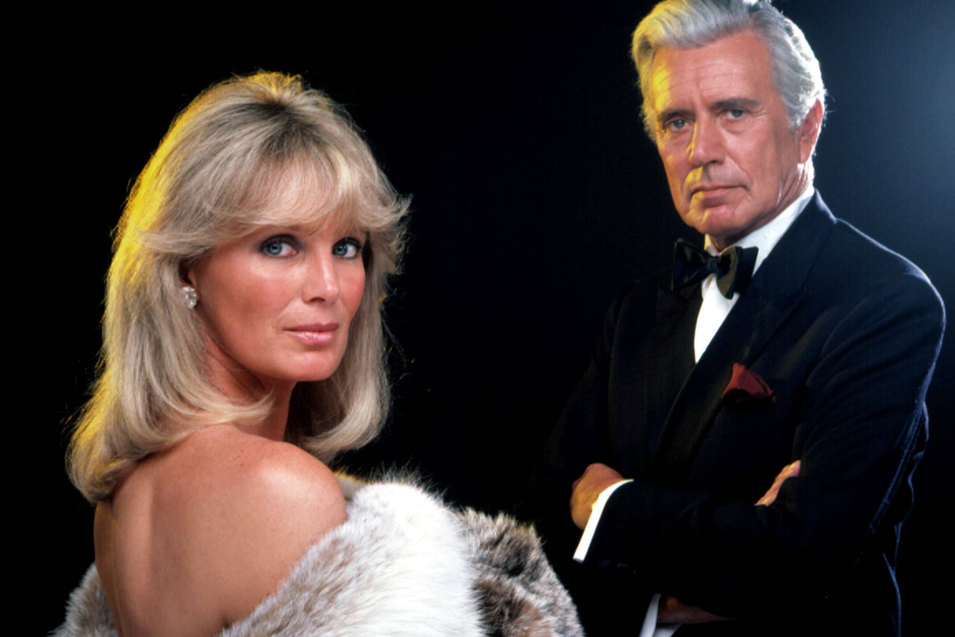 Linda Evans und John Forsythe: Sie spielten Krystle und Blake Carrington.