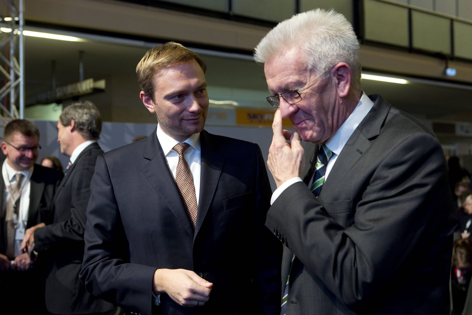 Christian Lindner (FDP) und Winfried Kretschmann (Grüne) (Archivbild): Lindner hat inzwischen auf die Vorwürfe reagiert.