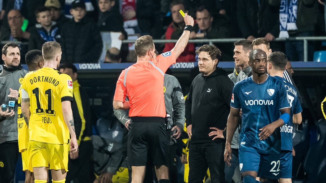 Schiedsrichter Sascha Stegemann (M.): Seine Leistung wurde von den Dortmundern scharf kritisiert.