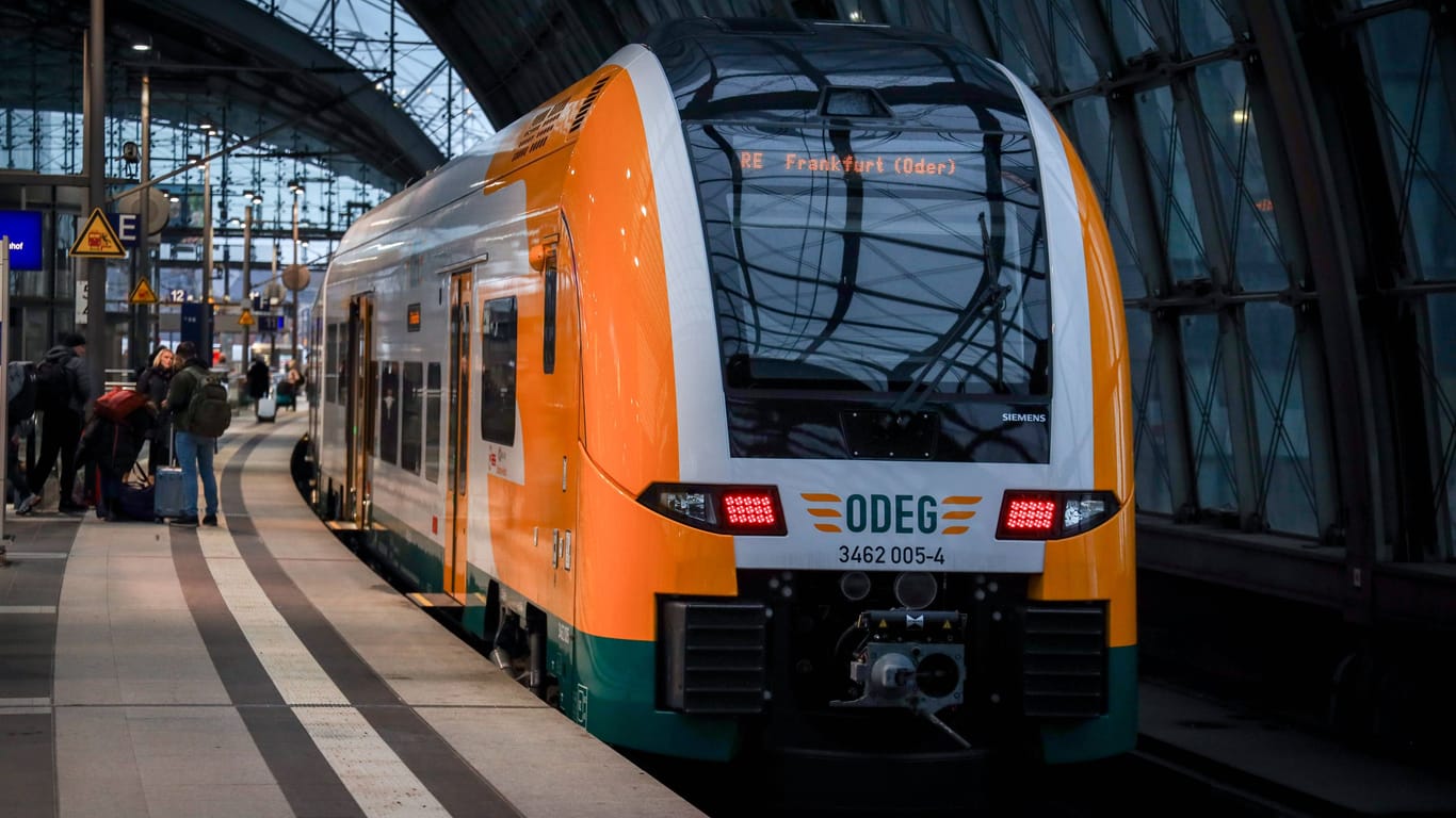 Odeg in Berlin nach Frankfurt (Oder): Bis Ende April wird die Strecke bebaut.