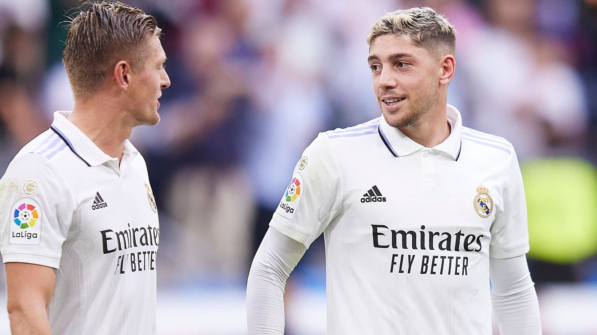 Federico Valverde (r.) neben Toni Kroos: Der Uruguayer wurde am Wochenende offenbar gewalttätig.