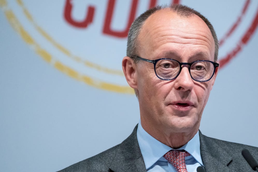 CDU-Vorsitzender Friedrich Merz: Die Union liegt Umfragen zufolge vorne.