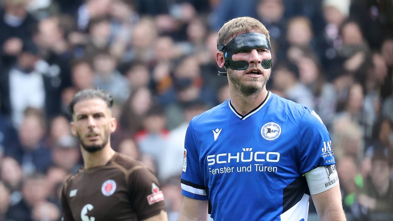 Zur Pause sah es noch nach einem Punkt für Fabian Klos und Arminia Bielefeld aus.