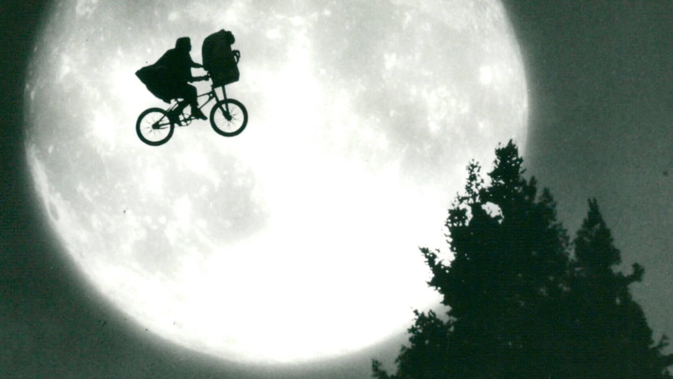 "E. T.": Eine Szene aus Steven Spielbergs Film von 1982.