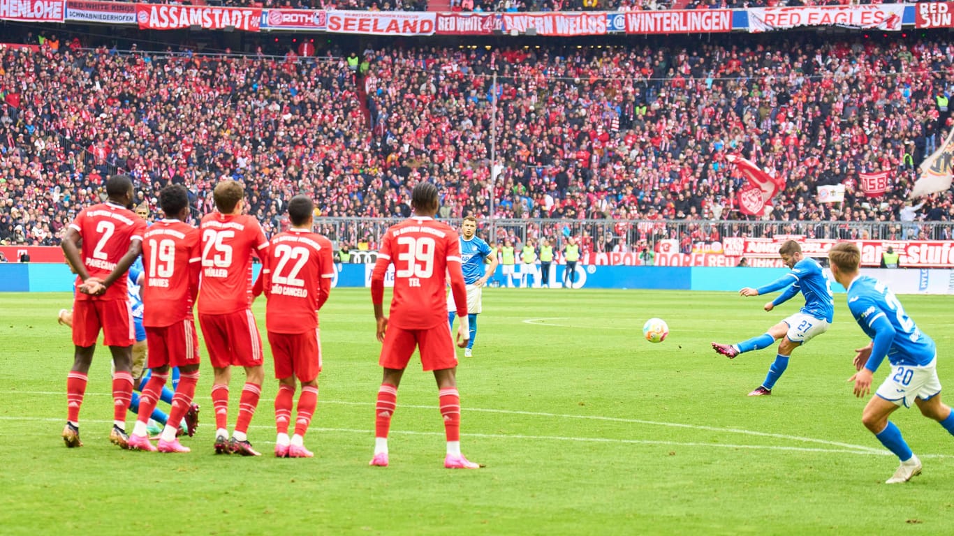 Andrej Kramaric: Der Stürmer trifft per Freistoß zum 1:1-Ausgleich für Hoffenheim gegen den FC Bayern.