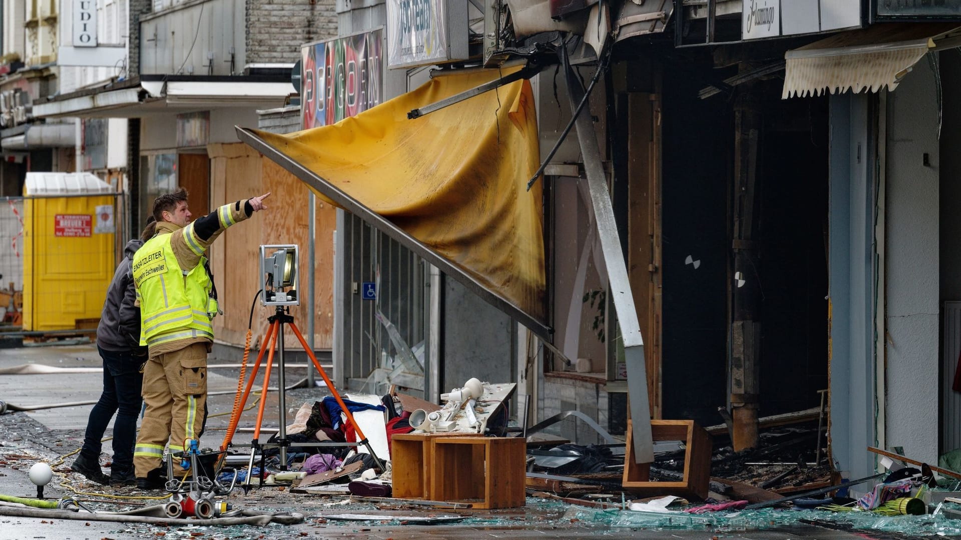 Große Explosion in Haus in Eschweiler