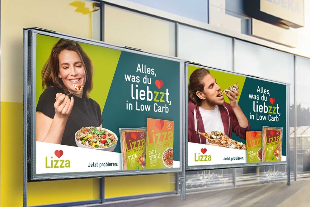 Lizza-Werbung: Der Pizzateig-Hersteller ist insolvent.