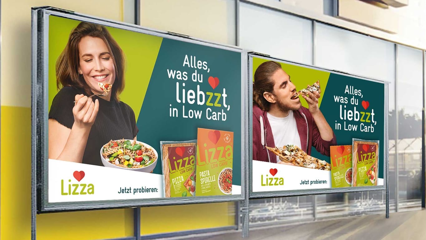 Lizza-Werbung: Der Pizzateig-Hersteller ist insolvent.