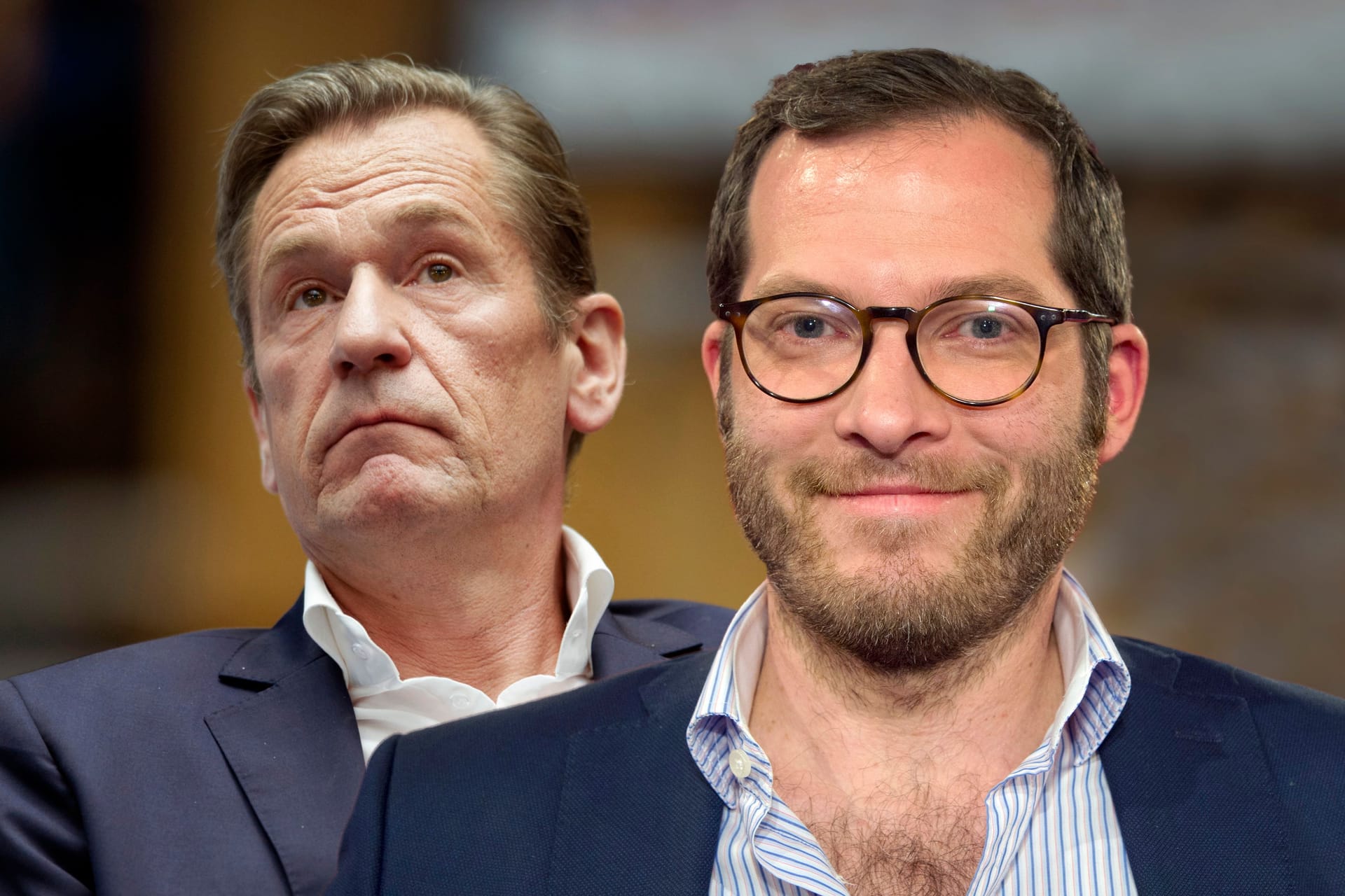 Einst Männerfreunde: Springer-CEO Mathias Döpfner (l.) und der Ex-Chefredakteur der BILD, Julian Reichelt.