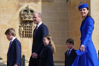 Prinz William und Prinzessin Kate: Sie kamen in Begleitung ihrer Kinder.