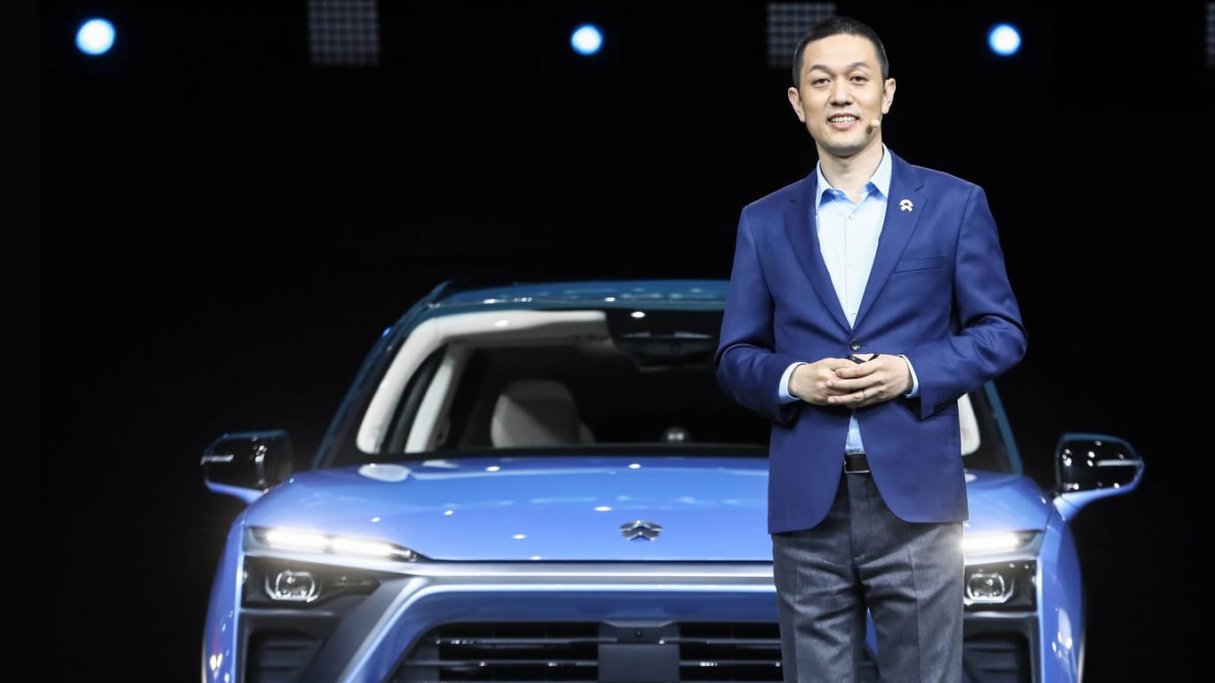 "Nio"-Konzernchef William Li: Die Elektroautos des chinesischen Autobauers sollen speziell auf den europäischen Markt zugeschnitten sein.