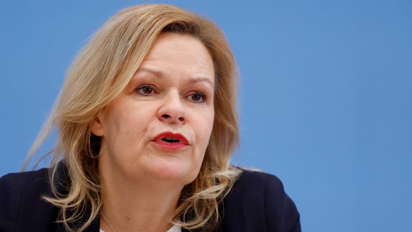Nancy Faeser: Die Bundesinnenministerin will sportliche Propaganda für Putin in Deutschland vermeiden.