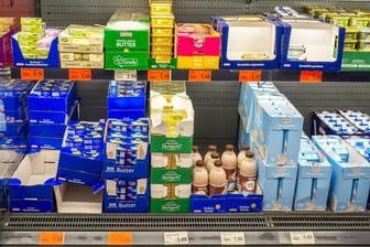 Sinkende Verkaufszahlen: Verbraucher kaufen immer weniger Milchprodukte.