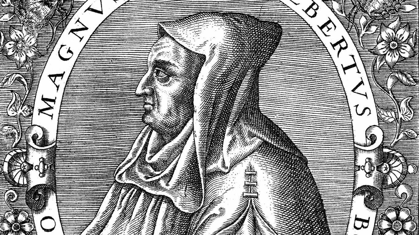 Porträt von Albertus Magnus (1200-1280): Der geistliche Gelehrte stellte womöglich als Erster elementares Arsen dar. Er ist zudem Namensgeber der Albertus-Magnus-Professur der Uni Köln.