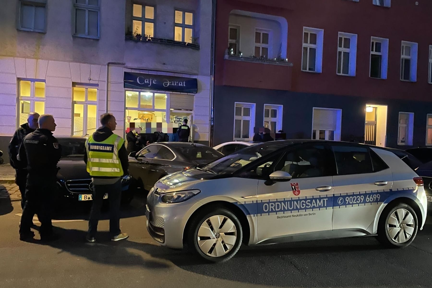 Gemeinsam mit der Polizei waren auch Ordnungsamt und Zoll vor Ort.